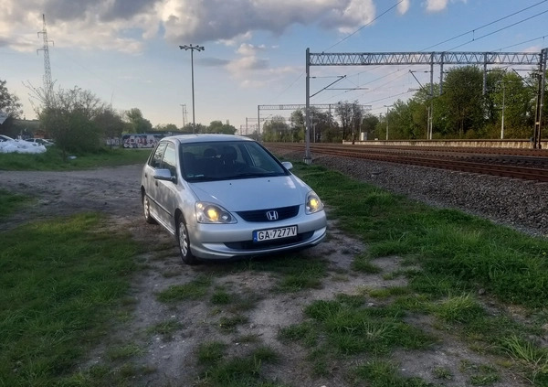 Honda Civic cena 7300 przebieg: 271000, rok produkcji 2004 z Sopot małe 631